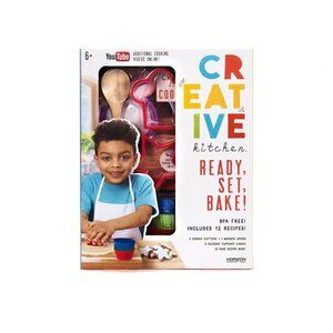 Creative Kitchen Ready, Set, Bake Children's Bake Set BPA Free- NEW